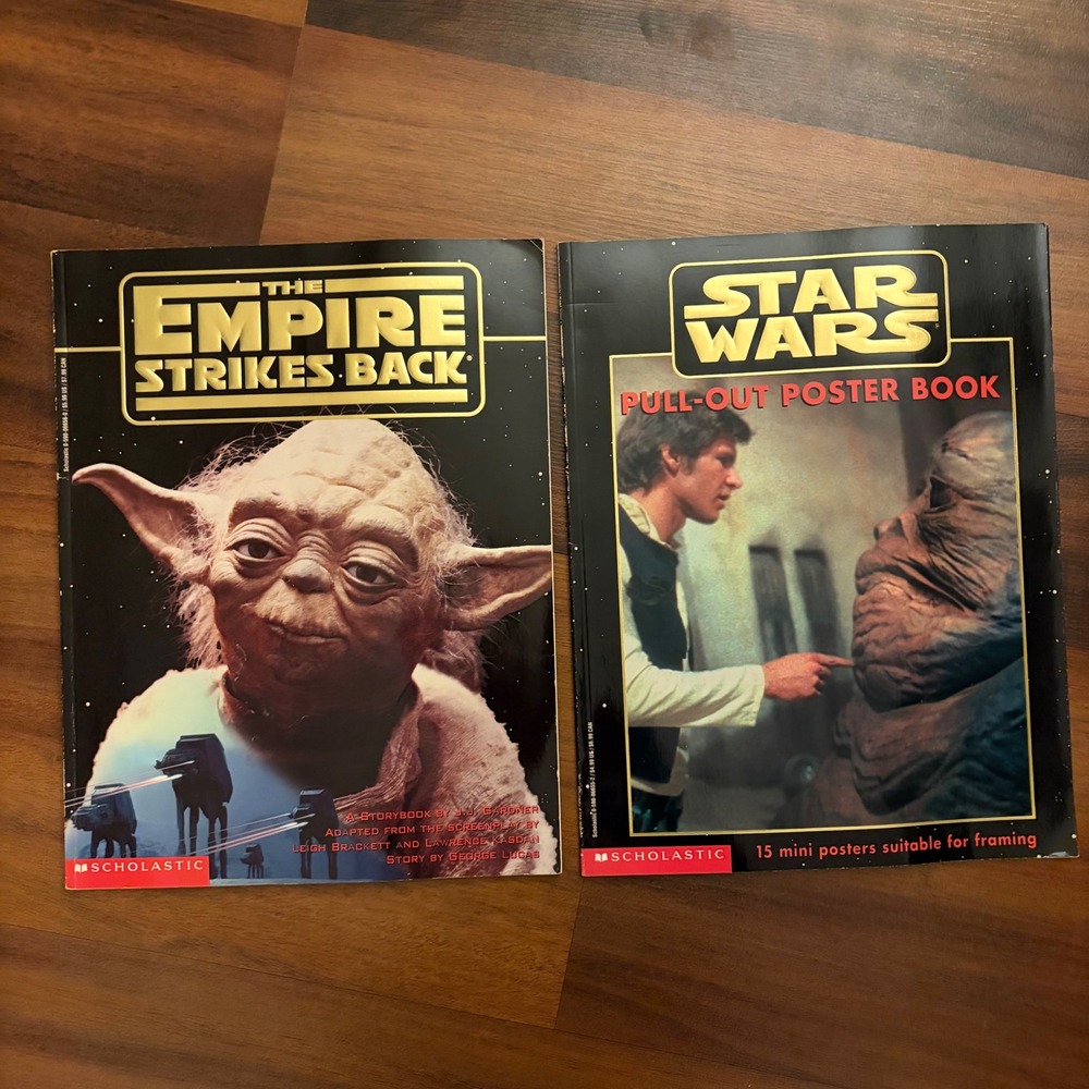 Star Wars The Empire Strikes Back Scholastic Storybook Pull Out Poster‎ Lot 1997